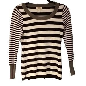Black & white striped sweater route 66 sz S